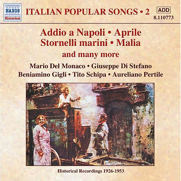 Italian Popular Songs Vol.2, Diverse Interpreten