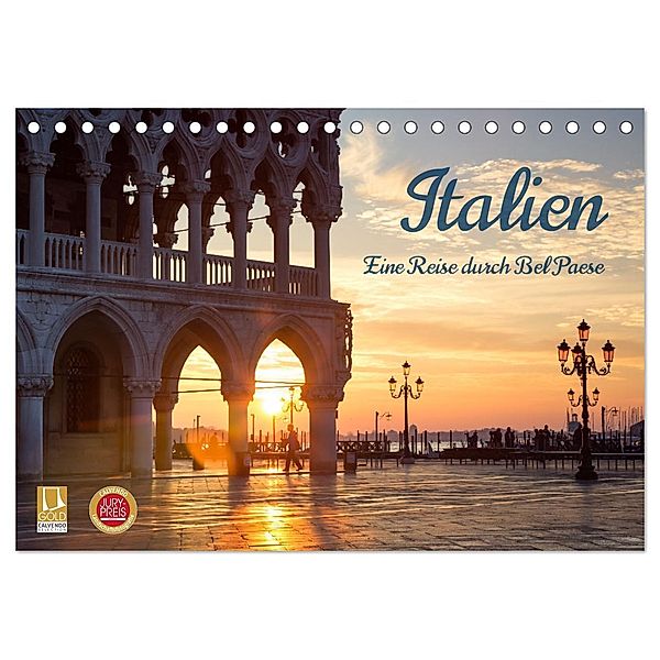 Italien - Eine Reise durch Bel Paese (Tischkalender 2024 DIN A5 quer), CALVENDO Monatskalender, Matteo Colombo