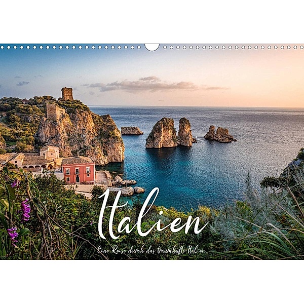 Italien - Eine Reise durch das traumhafte Italien. (Wandkalender 2022 DIN A3 quer), Benjamin Lederer