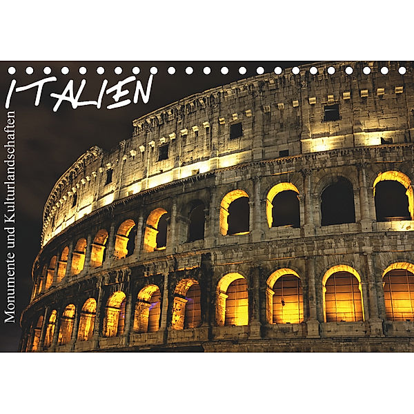 Italien - Monumente und Kulturlandschaften (Tischkalender 2019 DIN A5 quer), Juergen Schonnop