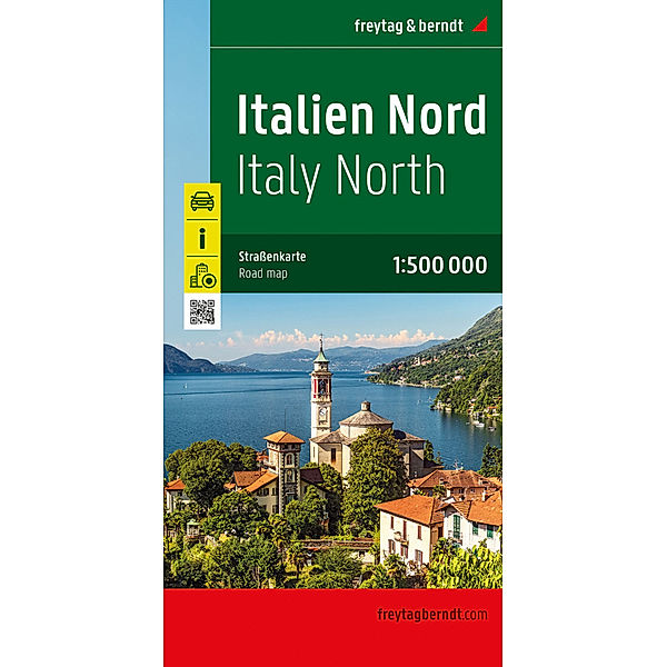 Italien Nord, Strassenkarte 1:500.000, freytag & berndt