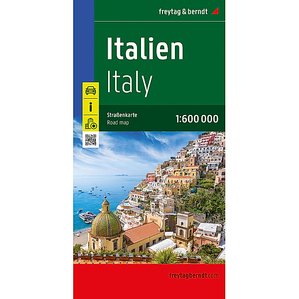 Italien, Strassenkarte 1:600.000, freytag & berndt