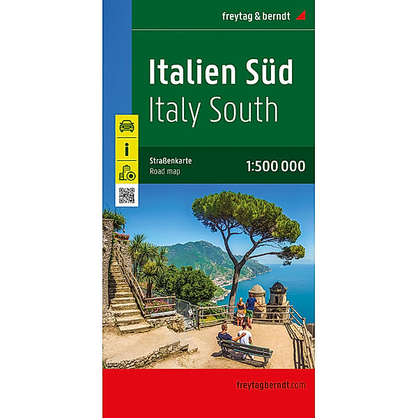Italien Süd, Strassenkarte 1:500.000, freytag & berndt