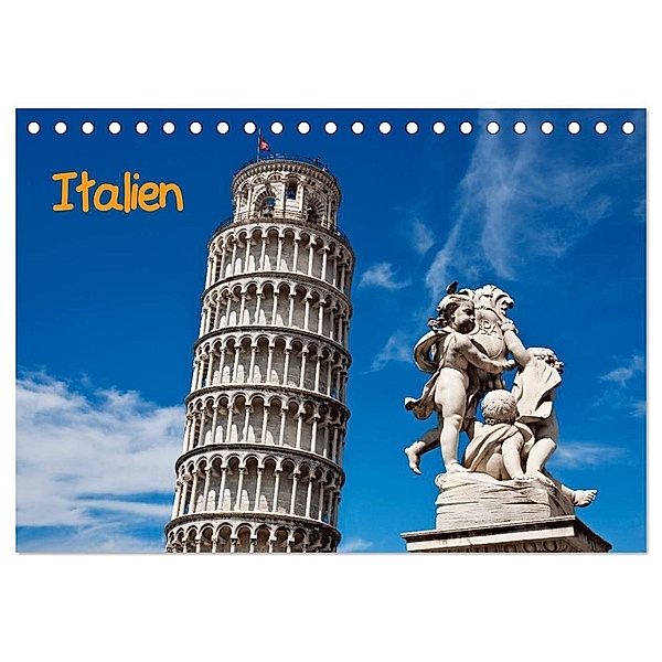 Italien (Tischkalender 2024 DIN A5 quer), CALVENDO Monatskalender, Gunter Kirsch