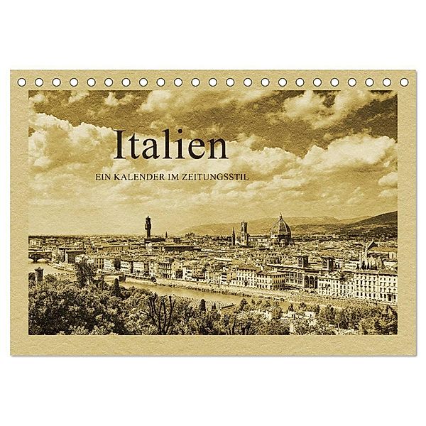 Italien (Tischkalender 2024 DIN A5 quer), CALVENDO Monatskalender, Gunter Kirsch