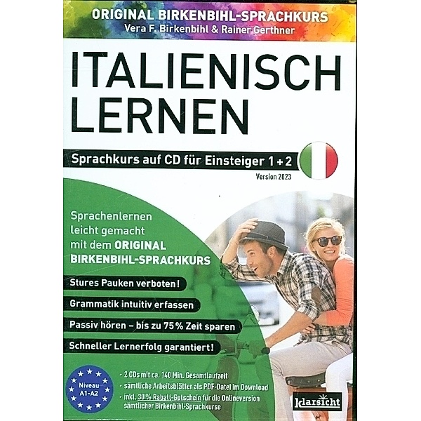 Italienisch lernen für Einsteiger 1+2 (ORIGINAL BIRKENBIHL),Audio-CD, Vera F. Birkenbihl, Rainer Gerthner, Original Birkenbihl Sprachkurs