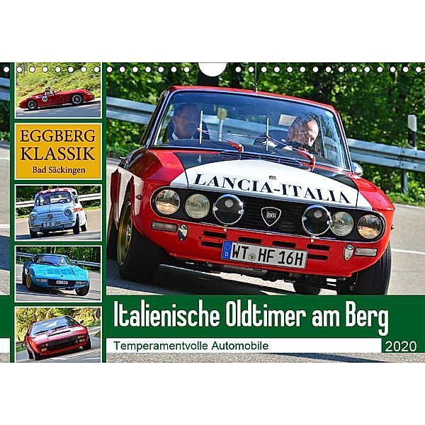 Italienische Oldtimer am Berg (Wandkalender 2020 DIN A4 quer), Ingo Laue