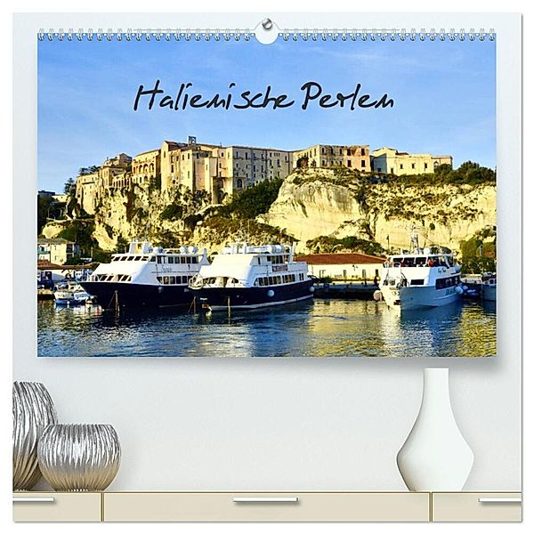 Italienische Perlen (hochwertiger Premium Wandkalender 2024 DIN A2 quer), Kunstdruck in Hochglanz, Andreas Berger