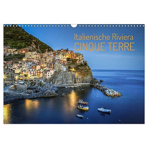 Italienische Riviera Cinque Terre (Wandkalender 2024 DIN A3 quer), CALVENDO Monatskalender, saschahaas photography