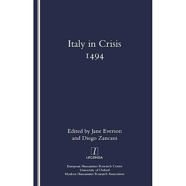 Italy in Crisis, Jane E. Everson, Diego Zancani