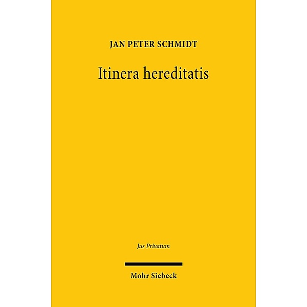 Itinera hereditatis, Jan Peter Schmidt