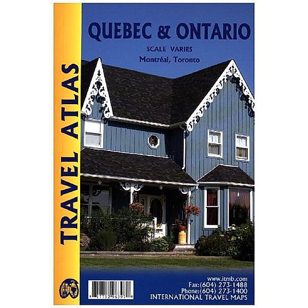ITM Travel Atlas Quebec & Ontario