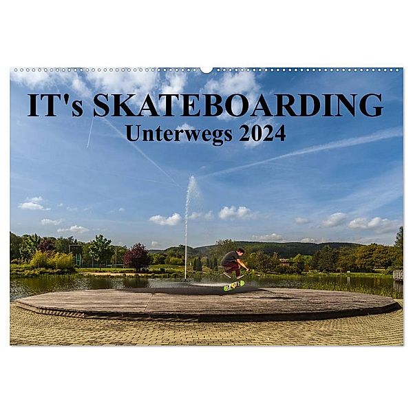it's Skateboarding - Unterwegs (Wandkalender 2024 DIN A2 quer), CALVENDO Monatskalender, Michael Wenk