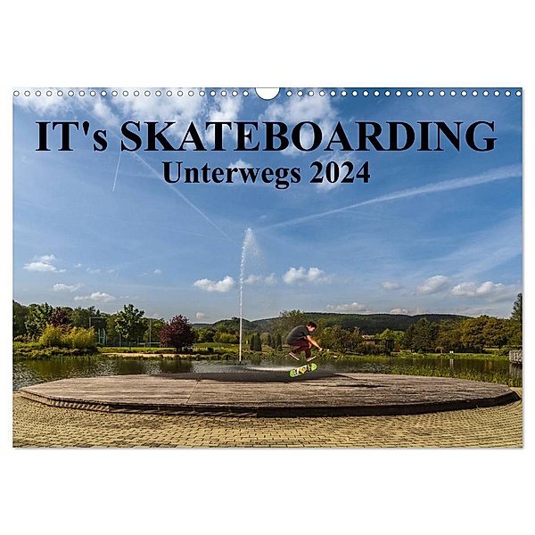 it's Skateboarding - Unterwegs (Wandkalender 2024 DIN A3 quer), CALVENDO Monatskalender, Michael Wenk