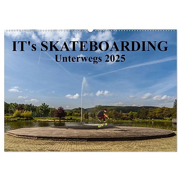 it's Skateboarding - Unterwegs (Wandkalender 2025 DIN A2 quer), CALVENDO Monatskalender, Calvendo, Michael Wenk