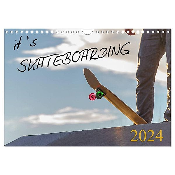 it's SKATEBOARDING (Wandkalender 2024 DIN A4 quer), CALVENDO Monatskalender, Michael Wenk