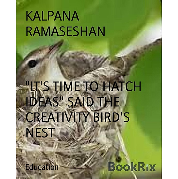 IT'S TIME TO HATCH IDEAS SAID THE CREATIVITY BIRD'S NEST, Kalpana Ramaseshan