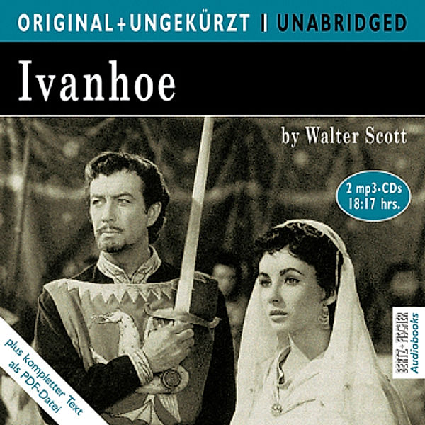 Ivanhoe, 2 MP3-CDs, englische Version, Walter Scott