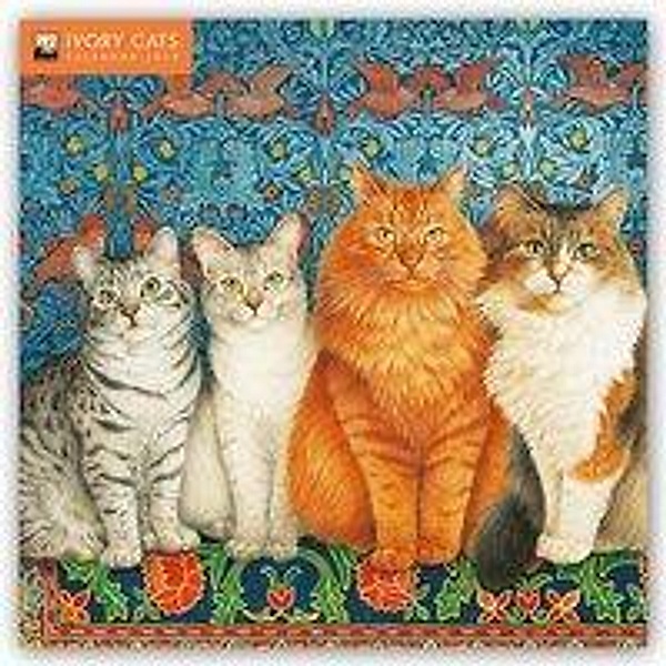Ivory Cats Wall Calendar 2019 (Art Calendar)