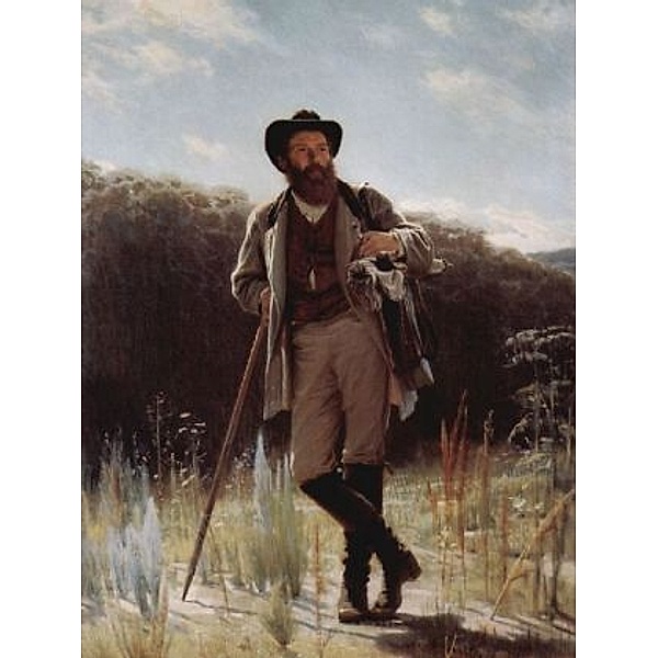 Iwan Nikolajewitsch Kramskoj - Porträt des Malers I. I. Schichkin - 200 Teile (Puzzle)