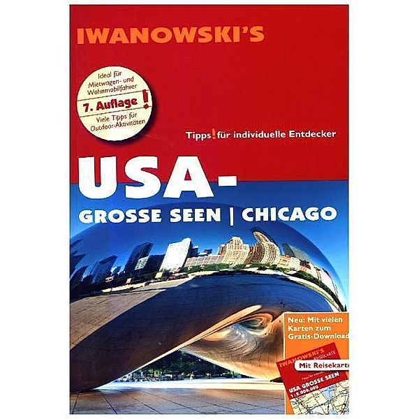 Iwanowski's / Iwanowski's USA-Große Seen / Chicago Reiseführer, Dirk Kruse-Etzbach, Marita Bromberg