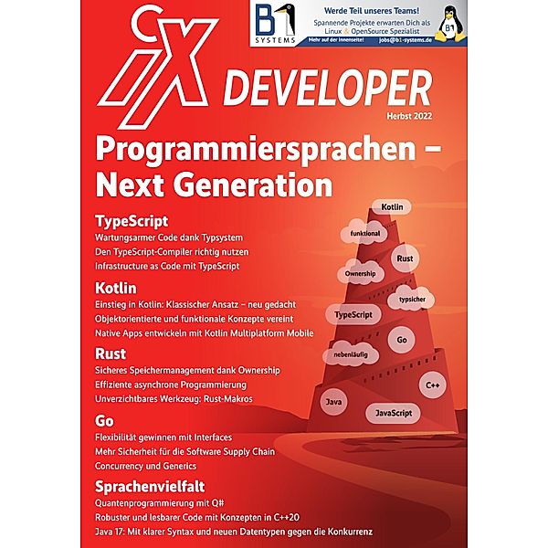 iX Developer Programmiersprachen - Next Generation 2022, iX-Redaktion