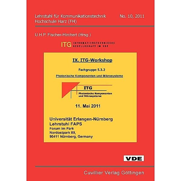 IX. ITG &#x2013; Workshop - Fachgruppe 5.3.2