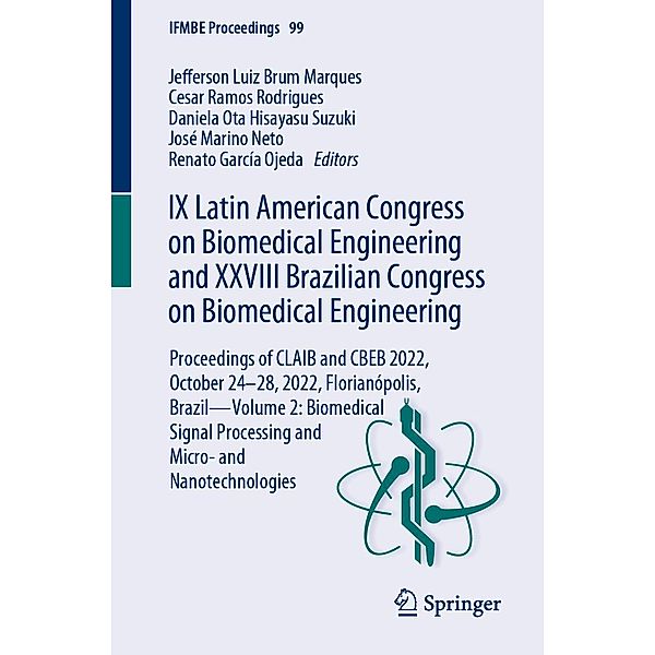 IX Latin American Congress on Biomedical Engineering and XXVIII Brazilian Congress on Biomedical Engineering / IFMBE Proceedings Bd.99