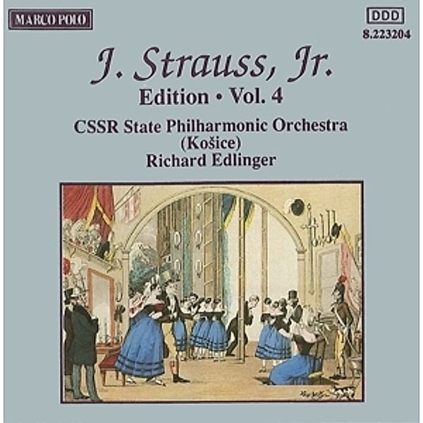 J.Strauss,Jr.Edition Vol.4, Edlinger, Staatsphilh.Der Cssr