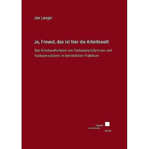 Ja, Freund, das ist hier die Arbeitswelt, Jan Langer