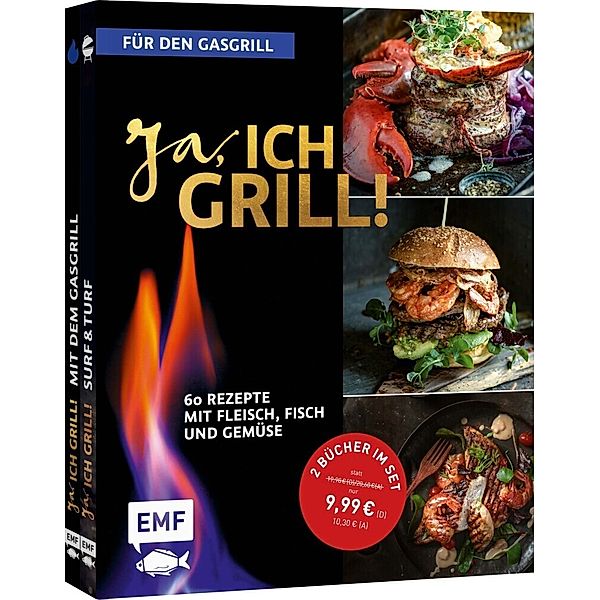 Ja, ich grill! - Für den Gasgrill: Doppelt gut - 2 Bücher im Set