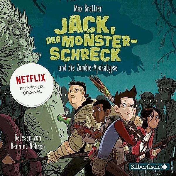 Jack, der Monsterschreck 1: Jack, der Monsterschreck, und die Zombie-Apokalypse,2 Audio-CD, Max Brallier