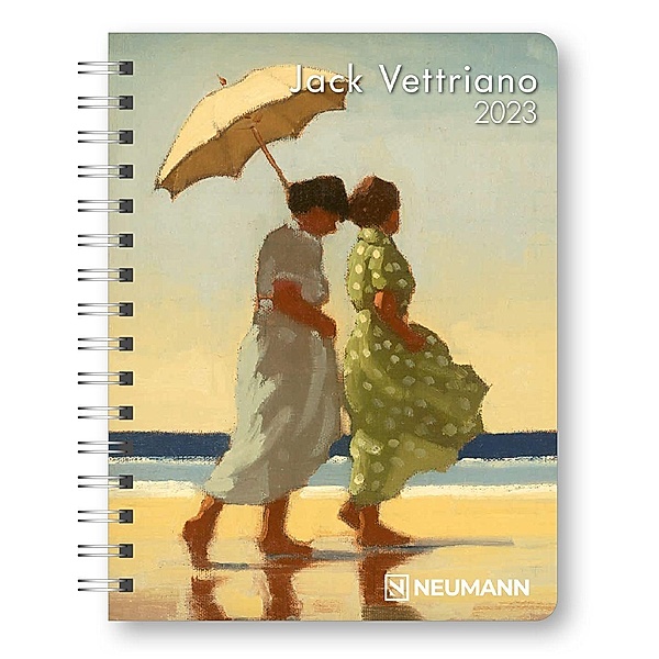 Jack Vettriano 2023 - Diary - Buchkalender - Taschenkalender - Kunstkalender - 16,5x21,6