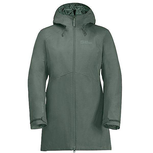 JACK WOLFSKIN Heidelstein, Damen Winterjacke, grün (Grösse: XL)