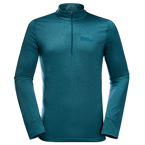 JACK WOLFSKIN Sky Thermal, Herren langarm Funktionsshirt, blau (Größe: M)