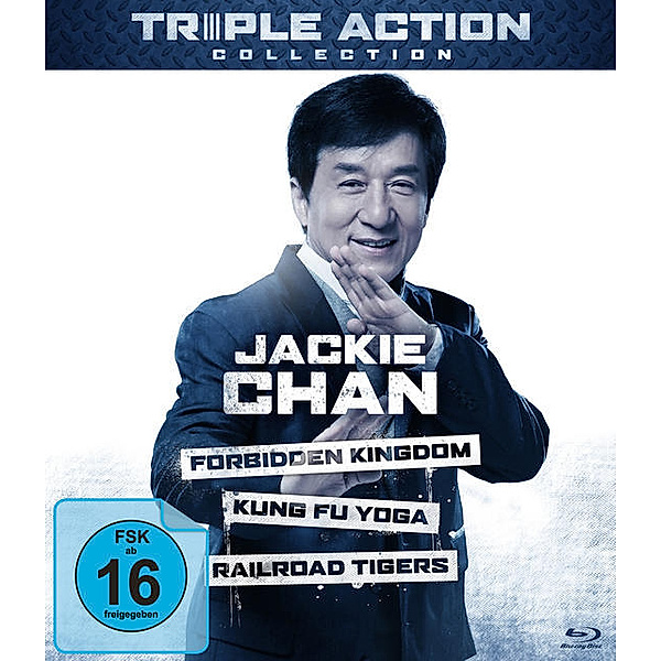 Jackie Chan Triple Action Collection BLU-RAY Box