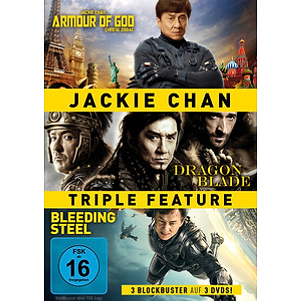 Jackie Chan Triple Feature, Frankie Chan, Jackie Chan, Edward Tang, Stanley Tong Daniel Lee Siwei Cui, Erica Xia-Hou, Leo Zhang