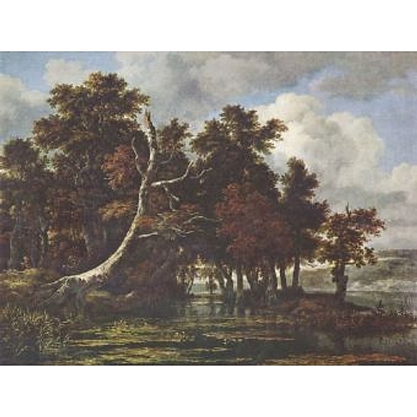 Jacob Isaaksz. van Ruisdael - Landschaft mit Eichenwald - 1.000 Teile (Puzzle)