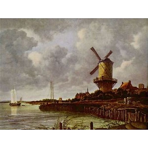 Jacob Isaaksz. van Ruisdael - Mühle von Wijk bei Duurstede - 1.000 Teile (Puzzle)