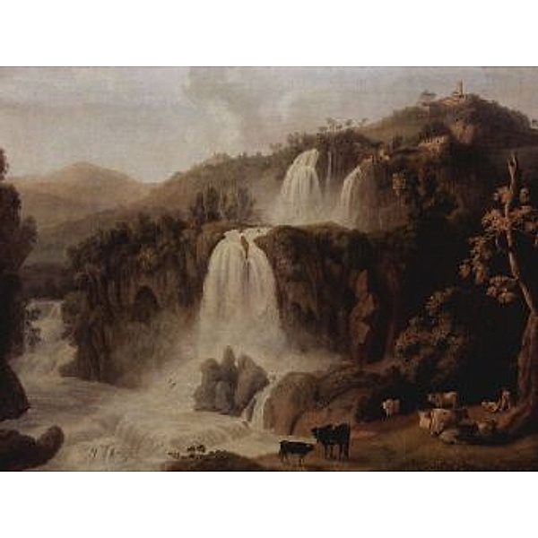Jacob Philipp Hackert - Die großen Wasserfälle in Tivoli - 1.000 Teile (Puzzle)