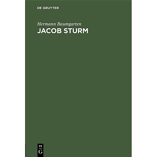 Jacob Sturm, Hermann Baumgarten
