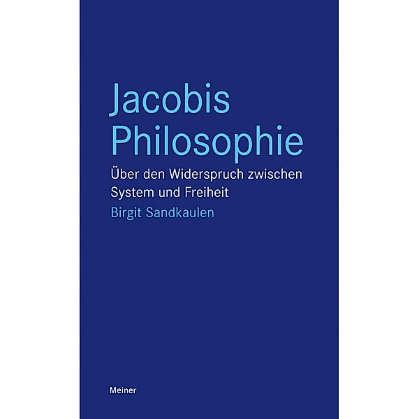 Jacobis Philosophie / Blaue Reihe, Birgit Sandkaulen