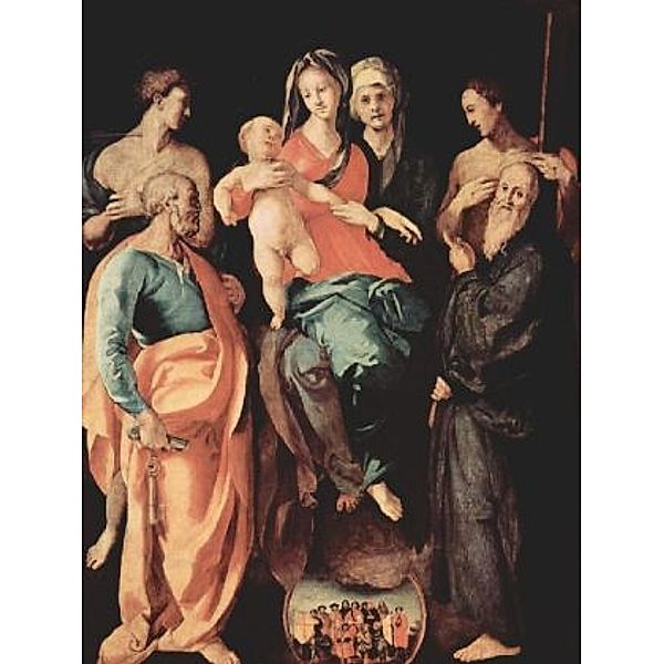 Jacopo Pontormo - Annen-Altar, Hl. Filippus und Hl. Benedikt - 200 Teile (Puzzle)
