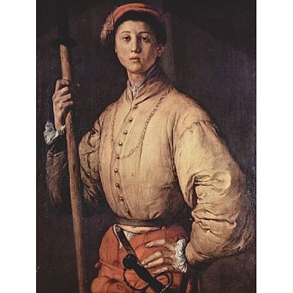 Jacopo Pontormo - Porträt eines Hellebarden - 200 Teile (Puzzle)