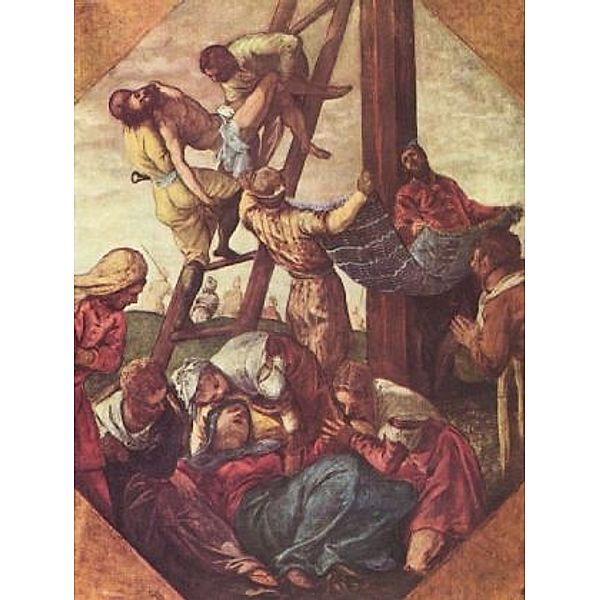 Jacopo Tintoretto - Kreuzabnahme - 100 Teile (Puzzle)