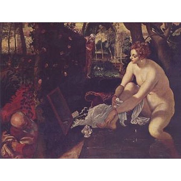 Jacopo Tintoretto - Susanna im Bade - 100 Teile (Puzzle)