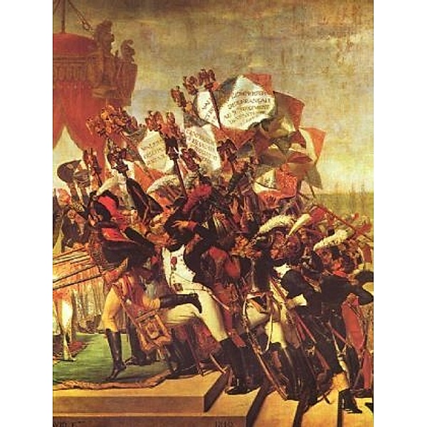 Jacques-Louis David -Schwur des Heeres auf den Kaiser nach der Verteilung der Adler auf dem Marsfeld - 1.000 Teile (Puzz