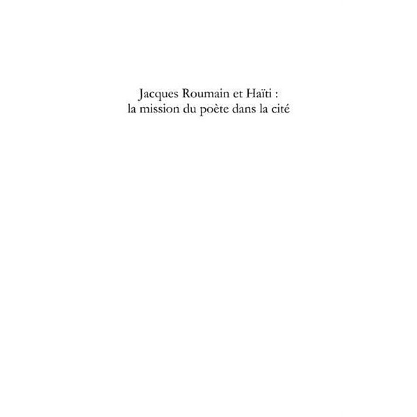 Jacques Roumain et Haiti / Hors-collection, Frantz-Antoine Leconte