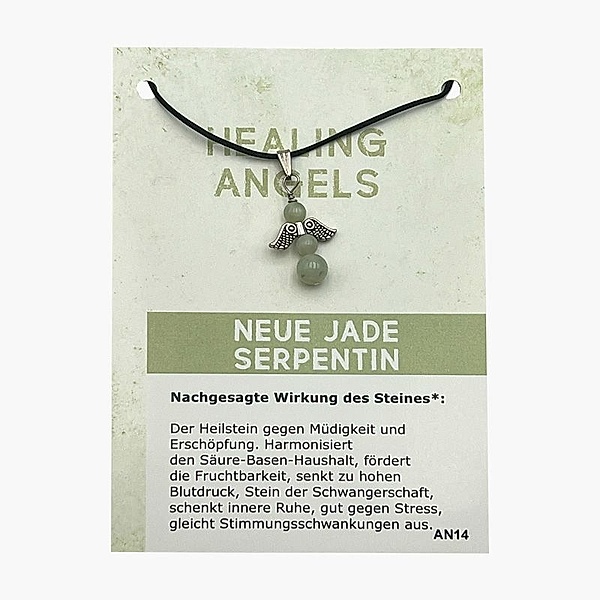 Jade Serpentin Minicard Healing Angels