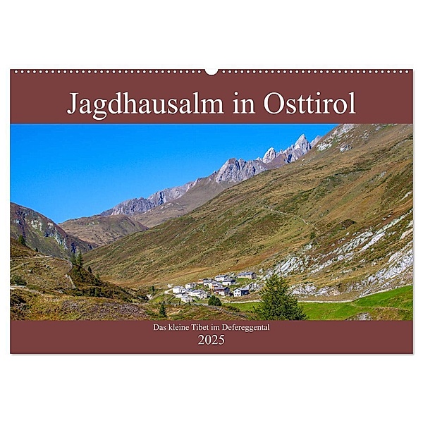 Jagdhausalm in Osttirol (Wandkalender 2025 DIN A2 quer), CALVENDO Monatskalender, Calvendo, Christa Kramer